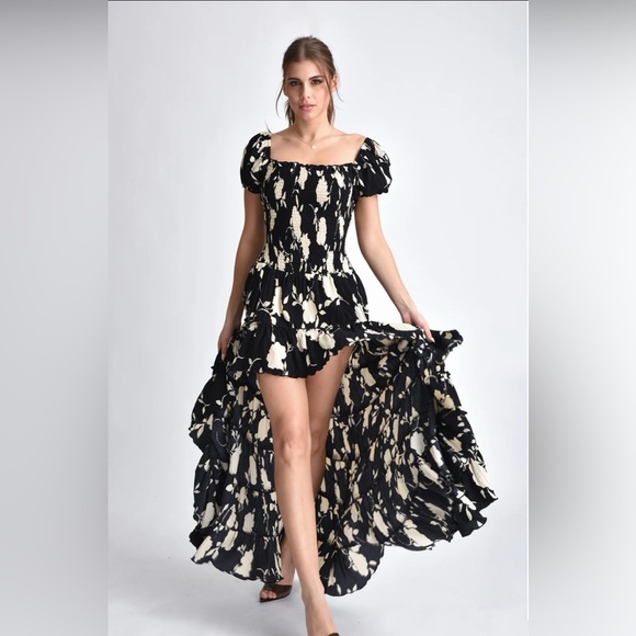 Free People Muche et Muchette Sakura Hi-Lo floral print Maxi Dress - Picture 2 of 7